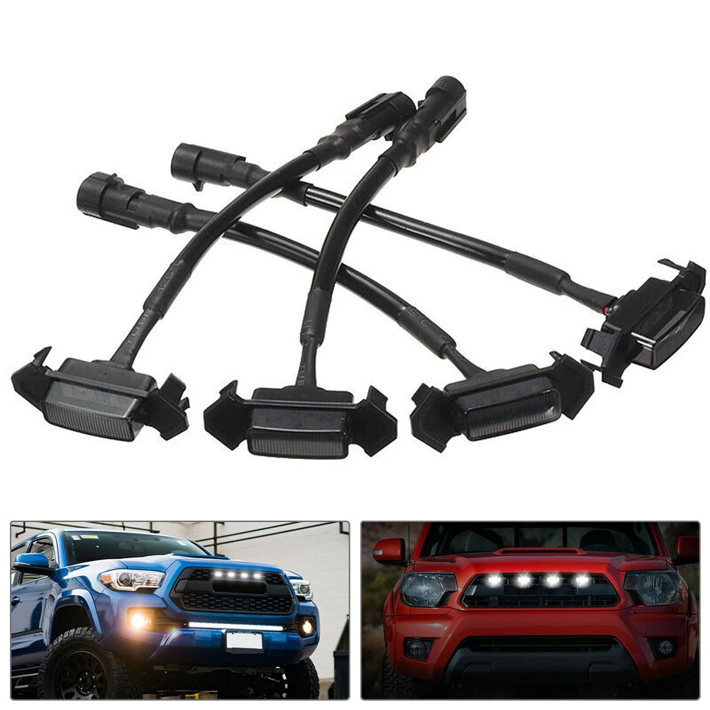 4 X Grille LED Lights Kit APP Remote Multicolors LED Front Grille Kit For Tacoma PT228-35170 2016-2019 With Wiring Harness
4 X Grille LED Lights Kit APP Remote Multicolors LED Front Grille Kit For Tacoma PT228-35170 2016-2019 With Wiring Harness