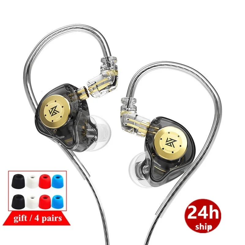

New` EDX PRO Dynamic Earphones HIFI Music Sport Earbuds In Ear Earphones Sport Noise Cancelling Headset KZ EDXPRO DQ6 ZS10PRO