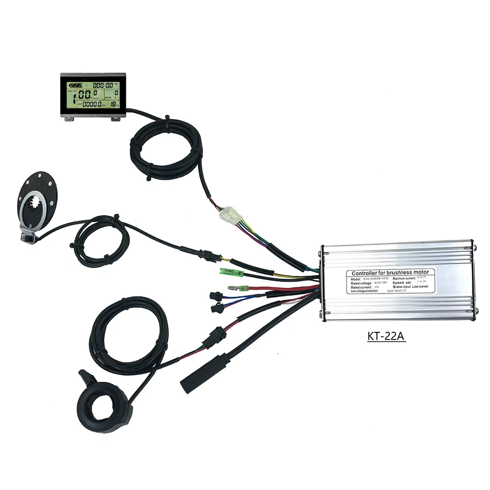 E-Bike KT 36V/48V 500W 22A Ordinary Controller / WP + LCD3 Display + 8 Sensor + Thumb Throttle Lithium Battery Modified Quantum
E-Bike KT 36V/48V 500W 22A Ordinary Controller / WP + LCD3 Display + 8 Sensor + Thumb Throttle Lithium Battery Modified Quantum
