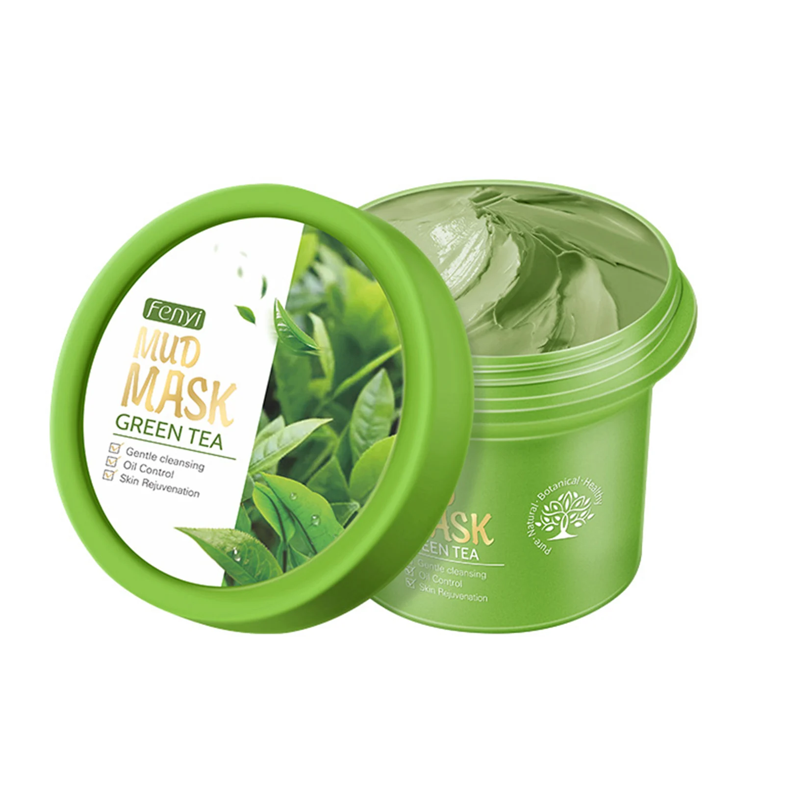 Зеленая чайная грязь для лица, каолиновая грязь, крем для лица, грязь с алоэ вера, Глубокая очистка, увлажнение, лечение и расслабление, глина для лица 
Зеленая чайная грязь для лица, каолиновая грязь, крем для лица, грязь с алоэ вера, Глубокая очистка, увлажнение, лечение и расслабление, глина для лица