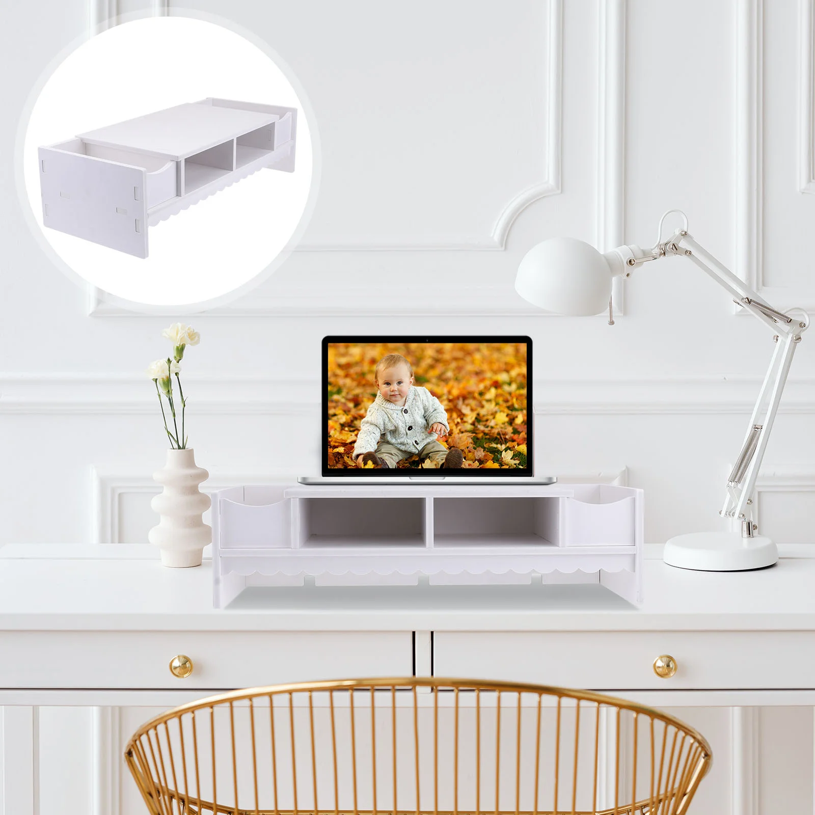 Shelf Office Wall Mounted Desk Pink Monitor Stand Drawer Wooden Multifunction Storage Rack
Shelf Office Wall Mounted Desk Pink Monitor Stand Drawer Wooden Multifunction Storage Rack