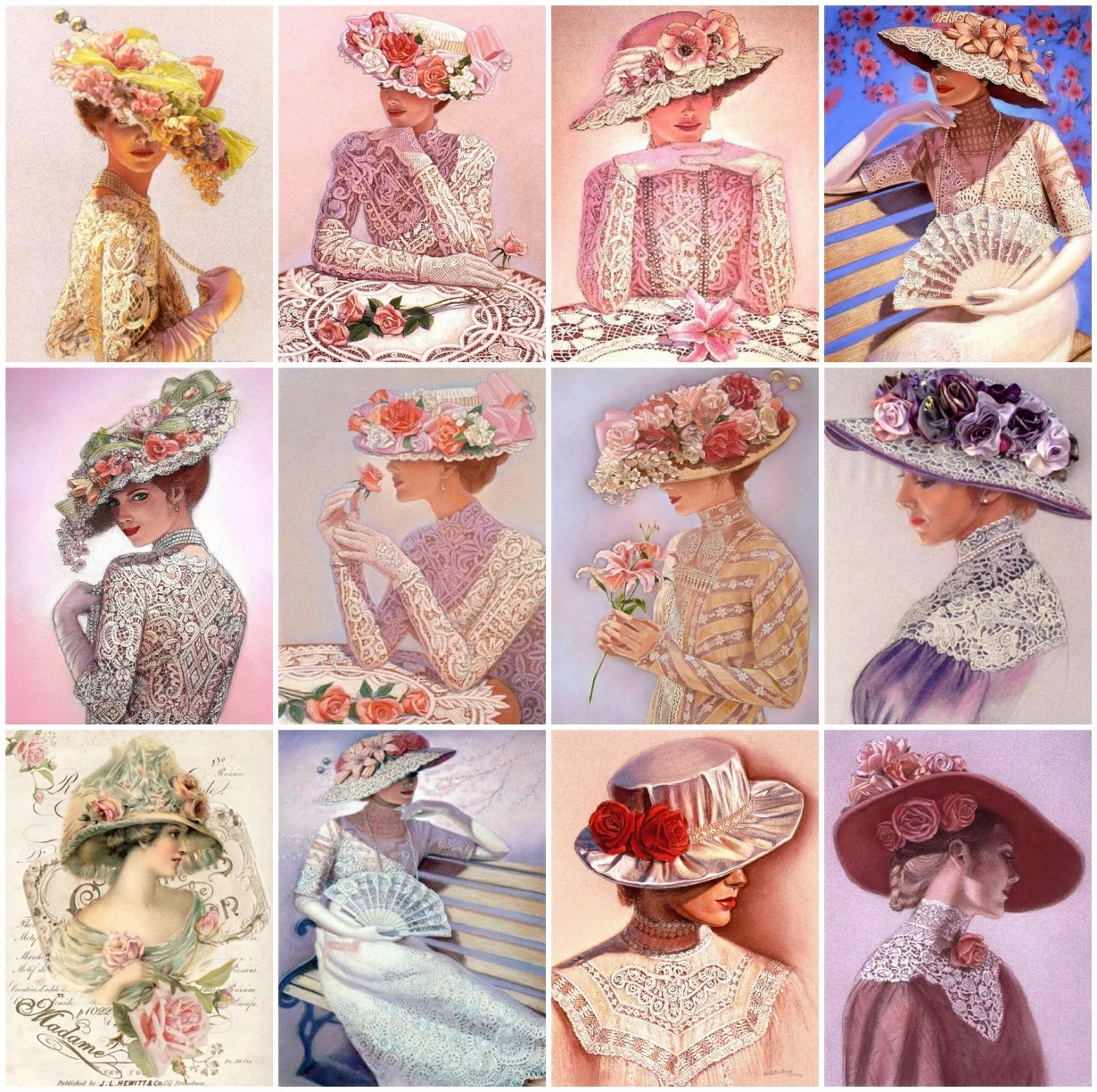 Diamond Embroidery Woman Hat Mosaic Rhinestones Full Diamond Painting Portrait Cross Stitch Handicraft Home Decor
Diamond Embroidery Woman Hat Mosaic Rhinestones Full Diamond Painting Portrait Cross Stitch Handicraft Home Decor