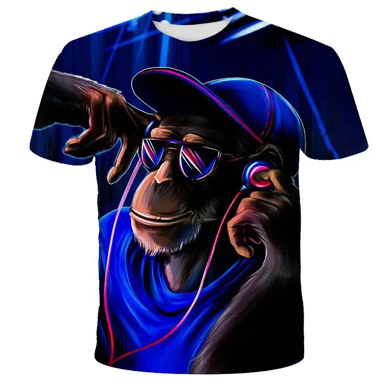 Hip Hop Gorilla Men's Summer New 3d Hd Digital Printed T-shirt Fashion Large Silhouette Line Trend Round Neck High-quality Shirt
Hip Hop Gorilla Men's Summer New 3d Hd Digital Printed T-shirt Fashion Large Silhouette Line Trend Round Neck High-quality Shirt