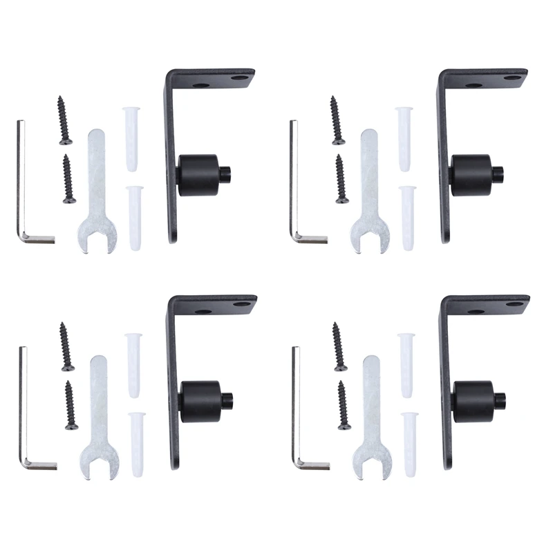 4X Barn Door Floor Rails, Floor Barn Door Floor Rails, Smooth And Quiet, Fully Adjustable Guides, For Barn Door Rails
4X Barn Door Floor Rails, Floor Barn Door Floor Rails, Smooth And Quiet, Fully Adjustable Guides, For Barn Door Rails