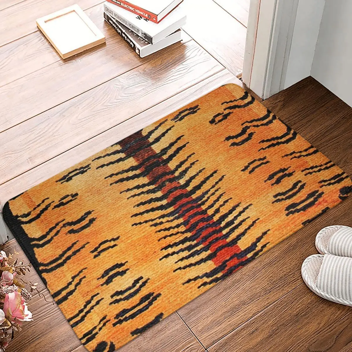 Tibetan Antique Tiger Rug Print Bath Mat Decor Leopard 3D Rug Carpet Doormat Non-slip Entrance Living Room Home Kitchen Bathroom
Tibetan Antique Tiger Rug Print Bath Mat Decor Leopard 3D Rug Carpet Doormat Non-slip Entrance Living Room Home Kitchen Bathroom
