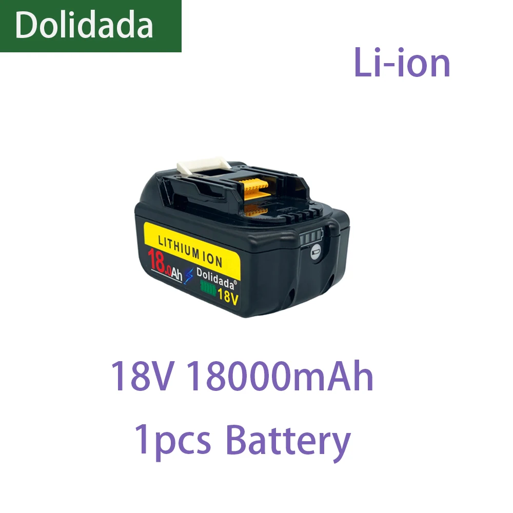 Be Used for Makita- Batterie Lithium-ion Rechargeable 18 Volts 18000mah Bl1880 Bl1860 Bl1830 Model Tool Battery Etc
Be Used for Makita- Batterie Lithium-ion Rechargeable 18 Volts 18000mah Bl1880 Bl1860 Bl1830 Model Tool Battery Etc