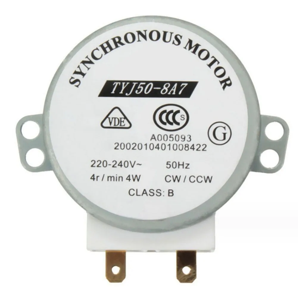 Silver Color TYJ508A7 Microwave Oven Tray Glass Motor AC 220 240V Suitable for Microwave Oven Motor Application
Silver Color TYJ508A7 Microwave Oven Tray Glass Motor AC 220 240V Suitable for Microwave Oven Motor Application