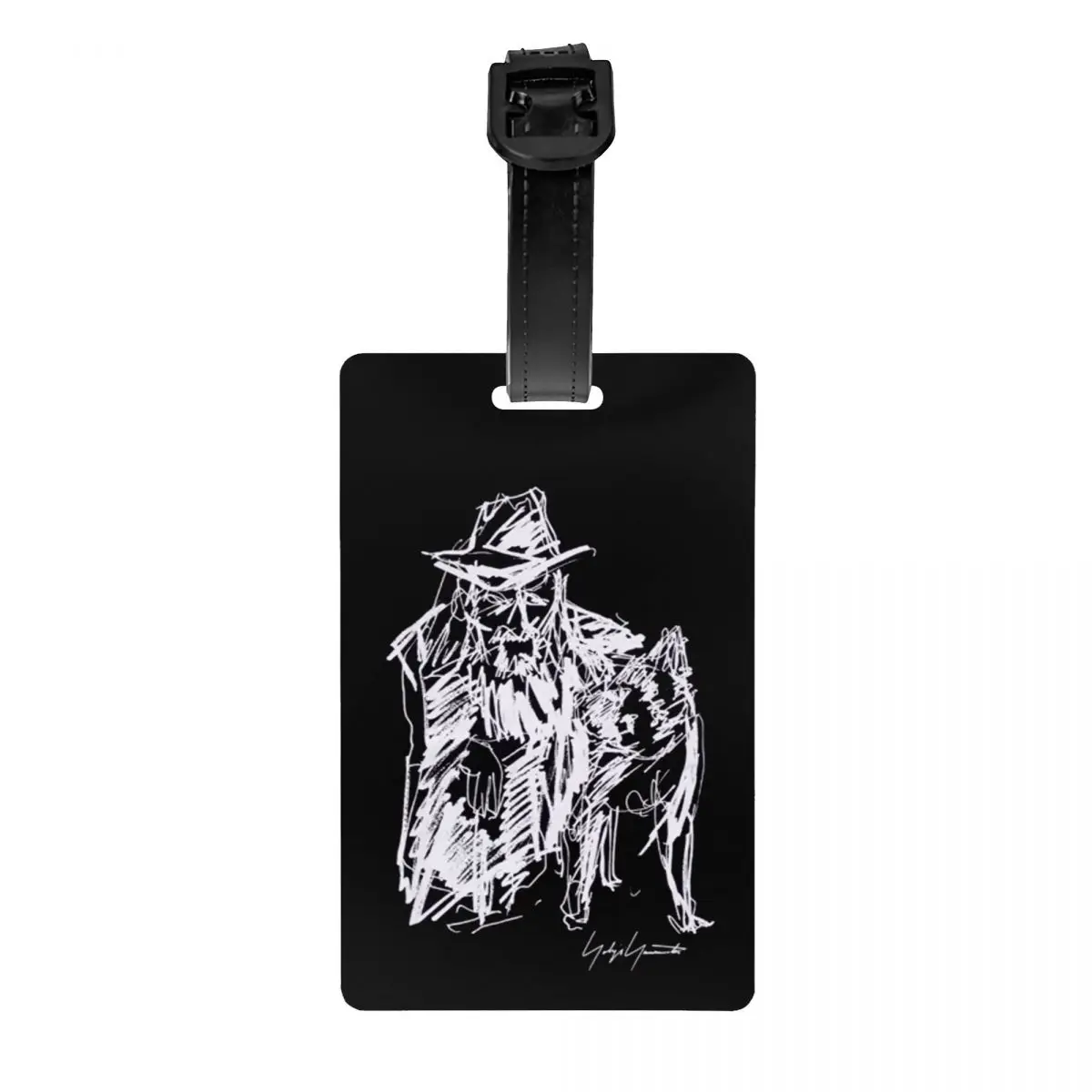 Yohji Yamamoto Scribble Portrait Luggage Tag Custom Baggage Tags Privacy Cover Name ID Card
Yohji Yamamoto Scribble Portrait Luggage Tag Custom Baggage Tags Privacy Cover Name ID Card