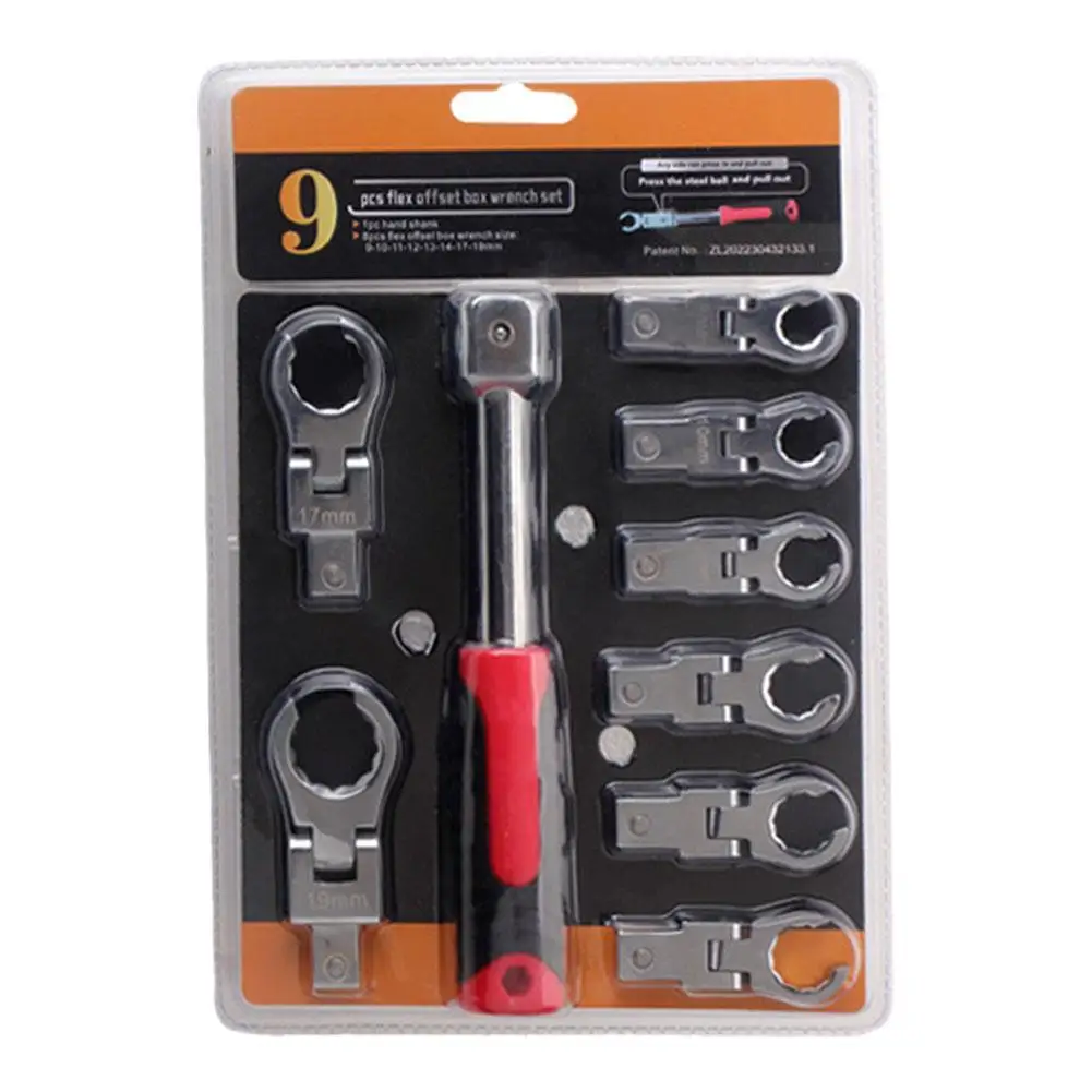 Portable Ratchet Wrench 72 Gear Shaking Head Interchangeable Combination Set Rotatable 180 °Removable Flexible Torque Spanner
Portable Ratchet Wrench 72 Gear Shaking Head Interchangeable Combination Set Rotatable 180 °Removable Flexible Torque Spanner