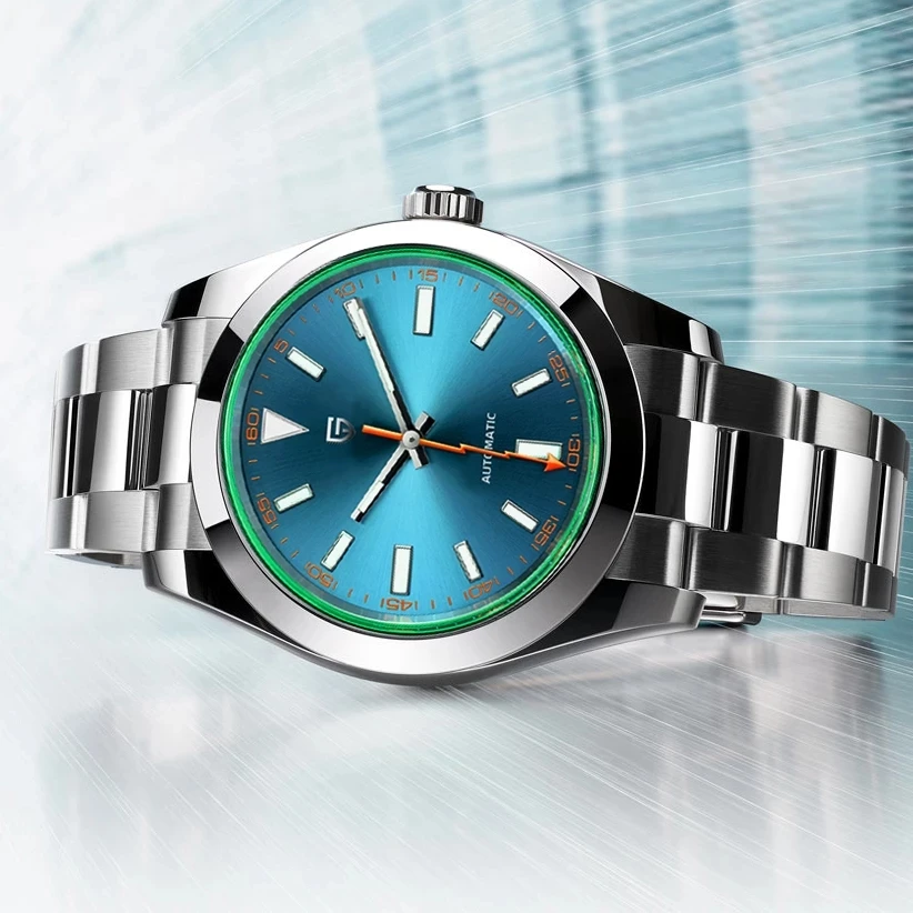 PAGANI DESIGN AR Sapphire Green mirror Luminous watch for men Stainless steel Dive NH35 Watch Automatic Mechanics Business watch
PAGANI DESIGN AR Sapphire Green mirror Luminous watch for men Stainless steel Dive NH35 Watch Automatic Mechanics Business watch