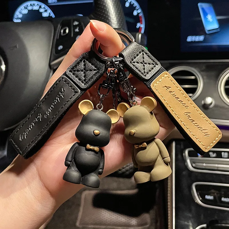 New Resin Bear Keychain Creative Small Gifts Car Charm Bag Charm Anime Keychain Key Accessories
New Resin Bear Keychain Creative Small Gifts Car Charm Bag Charm Anime Keychain Key Accessories