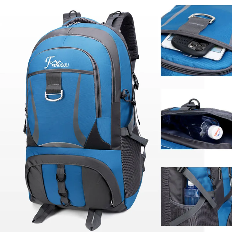 80L Unisex Men Large-capacity Outdoor Backpack Travel Pack Sports School Bag Waterproof Trekking Rucksack Backpack for Female
80L Unisex Men Large-capacity Outdoor Backpack Travel Pack Sports School Bag Waterproof Trekking Rucksack Backpack for Female