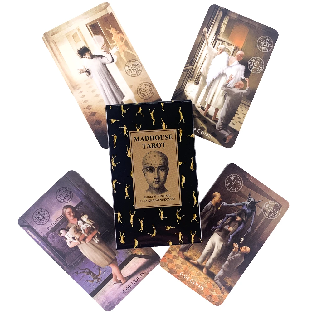 Доска для настольных игр Madhouse Tarot, таинственный Дек для гадания, семейвечерние чные игры, английская версия, винтажные цветные карты
Доска для настольных игр Madhouse Tarot, таинственный Дек для гадания, семейвечерние чные игры, английская версия, винтажные цветные карты