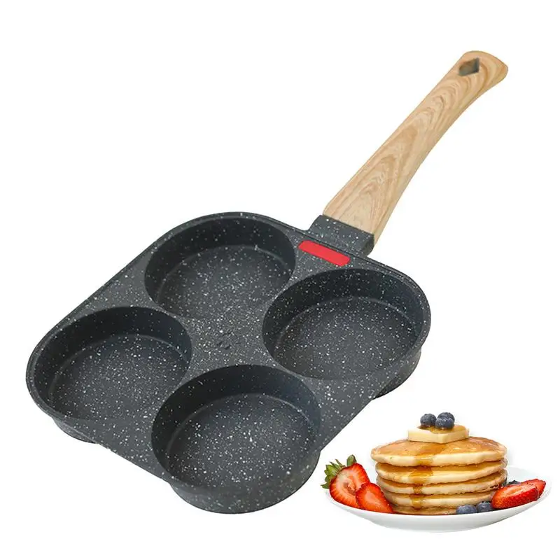 Egg Frying Pan Non-stick 3 Hole/4 Hole Steak And Egg Omelette Thickened Omelet Pan Hamburg Bread Breakfast Maker Induction Cook
Egg Frying Pan Non-stick 3 Hole/4 Hole Steak And Egg Omelette Thickened Omelet Pan Hamburg Bread Breakfast Maker Induction Cook
