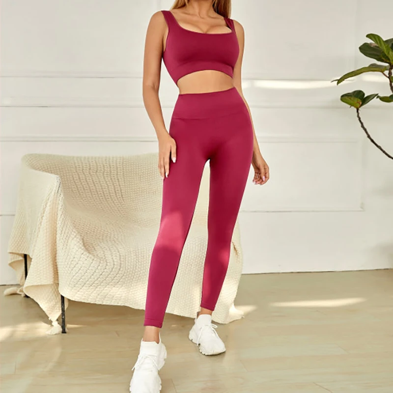 Workout Clothes for Women Clothing 2 Pieces Set Fitness Yoga Tracksuit Elegant Set Seamless Leggings Vacation Outfits 2022
Workout Clothes for Women Clothing 2 Pieces Set Fitness Yoga Tracksuit Elegant Set Seamless Leggings Vacation Outfits 2022