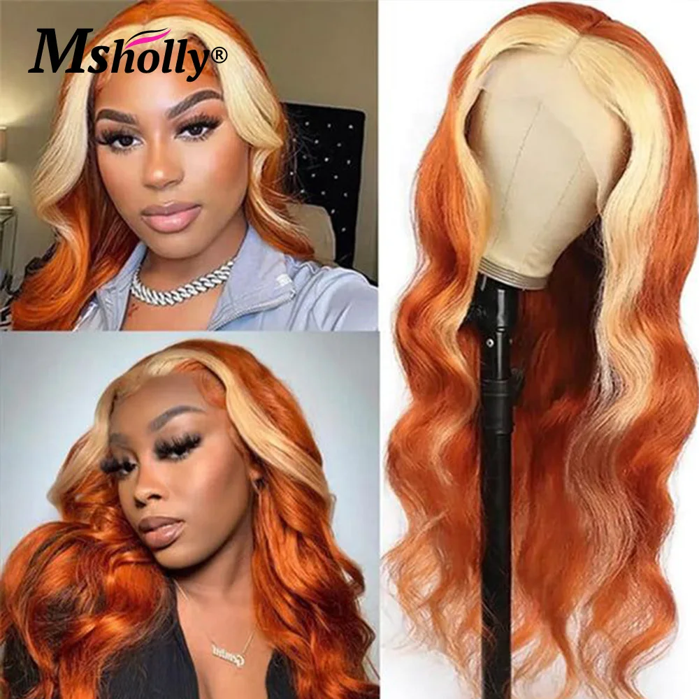 Ginger Orange Blonde Lace Front Human Hair Wigs 13x4 Lace Frontal Transparent Lace Colored Wigs Human Hair Body Wave Remy Hair
Ginger Orange Blonde Lace Front Human Hair Wigs 13x4 Lace Frontal Transparent Lace Colored Wigs Human Hair Body Wave Remy Hair