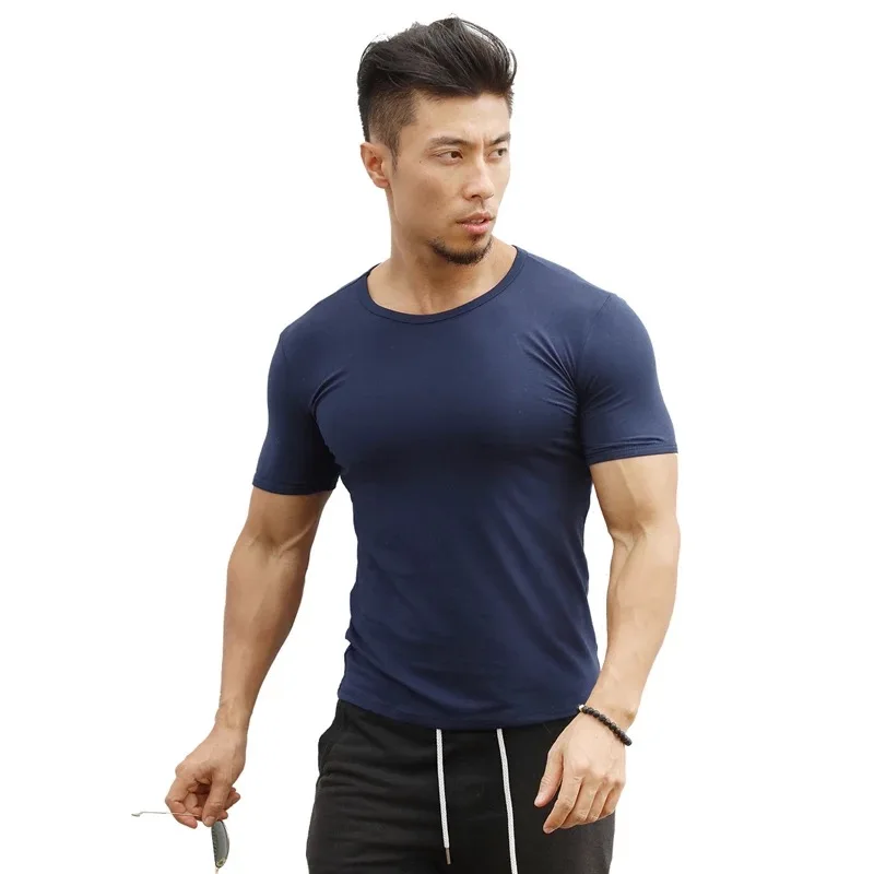 J7235 - Workout fitness men Short sleeve t shirt men thermal muscle bodybuilding wear compression Elastic Slim exercise clothing
J7235 - Workout fitness men Short sleeve t shirt men thermal muscle bodybuilding wear compression Elastic Slim exercise clothing