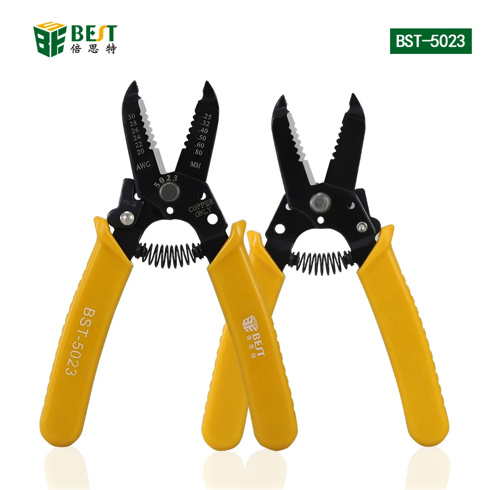 

Free shipping BEST-5023 Multi Functional Tools Hands Pliers Cable Wire Stripper Cutting Plier