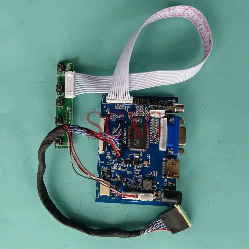 Плата драйвера контроллера ЖК-экрана подходит для Φ DIY Kit 1600*900 17,3 "LVDS 40 Pins 2AV + VGA + HDMI-LP173WD1-TLD2
Плата драйвера контроллера ЖК-экрана подходит для Φ DIY Kit 1600*900 17,3 "LVDS 40 Pins 2AV + VGA + HDMI-LP173WD1-TLD2