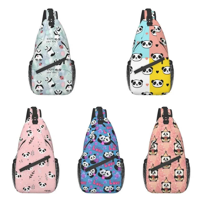 Enjoy The Day Panda Bears Sling Chest Bag Custom Cartoon Shoulder Crossbody Backpack for Men Cycling Camping Daypack
Enjoy The Day Panda Bears Sling Chest Bag Custom Cartoon Shoulder Crossbody Backpack for Men Cycling Camping Daypack