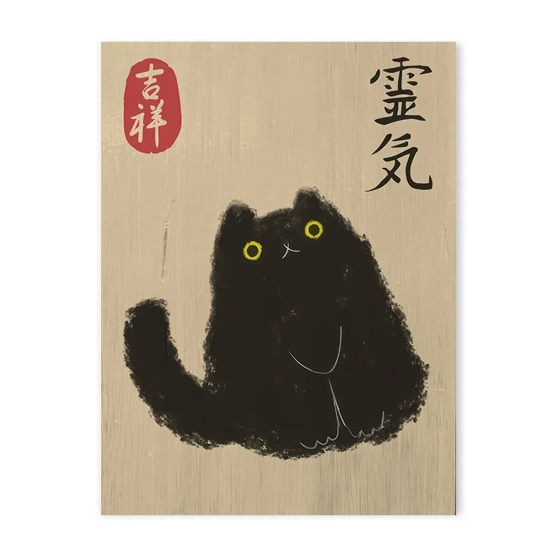 Wartlla Винтажный постер с котом на холсте
Wartlla Винтажный постер с котом на холсте