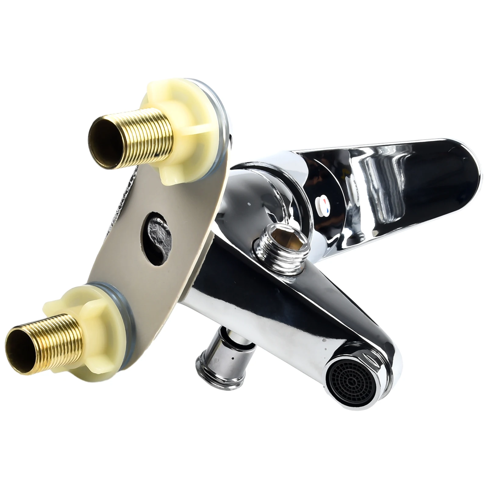Bathroom Faucet Water Mixer Tap Bath Faucet Double Hole Hot And Cold Water Basin Tap Press Switch Control Sink Mixing Valve
Bathroom Faucet Water Mixer Tap Bath Faucet Double Hole Hot And Cold Water Basin Tap Press Switch Control Sink Mixing Valve
