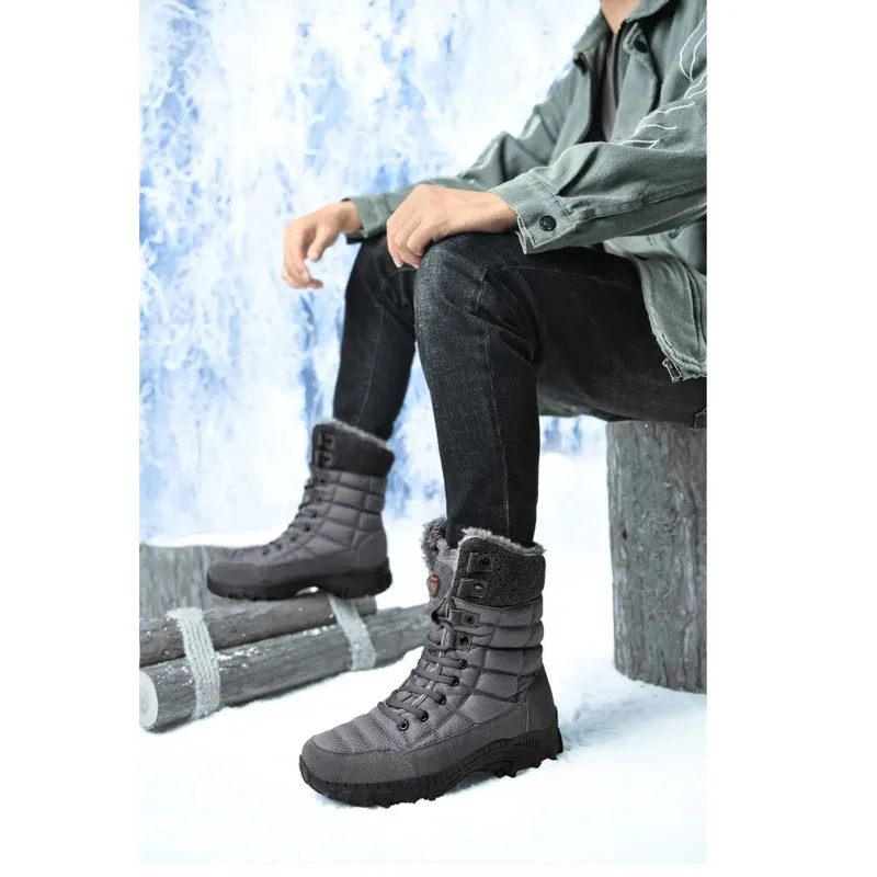 2022 Winter New Snow Boots Plush Non Slip Warm High Tube Lace Up Thick Bottom Casual Fashion Men's Shoes
2022 Winter New Snow Boots Plush Non Slip Warm High Tube Lace Up Thick Bottom Casual Fashion Men's Shoes