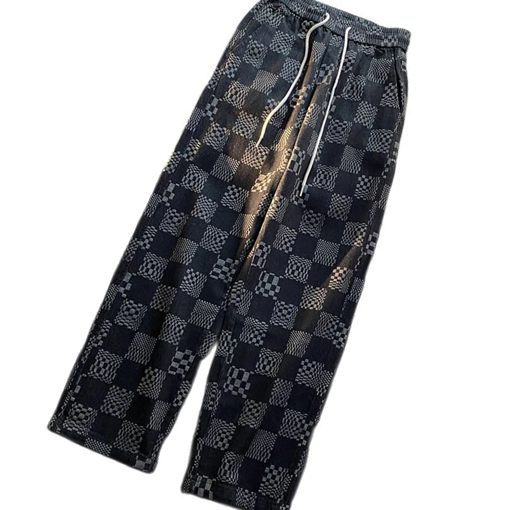 Women Long Pants Chic Winter Autumn Straight Plaid Pant Trousers Thick Warm Casual Sports Pants Elastic Waistband Black Pants
Women Long Pants Chic Winter Autumn Straight Plaid Pant Trousers Thick Warm Casual Sports Pants Elastic Waistband Black Pants