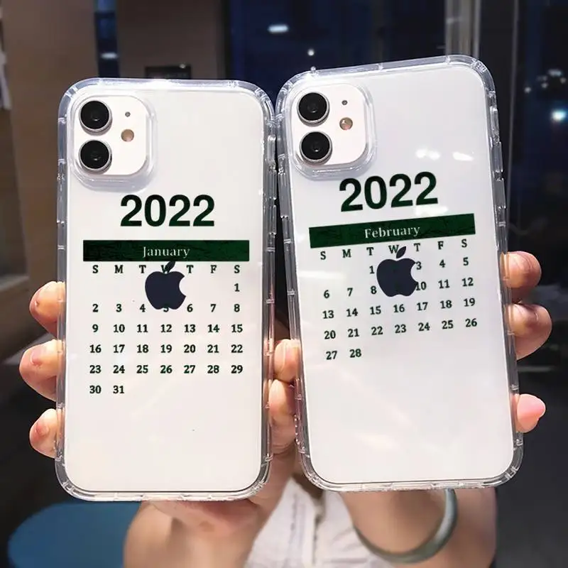 2022 Calendar Phone Case Transparent For iPhone 6 7 8 11 12 13 S Mini Pro X XS XR MAX Plus Cover Funda Shell
2022 Calendar Phone Case Transparent For iPhone 6 7 8 11 12 13 S Mini Pro X XS XR MAX Plus Cover Funda Shell