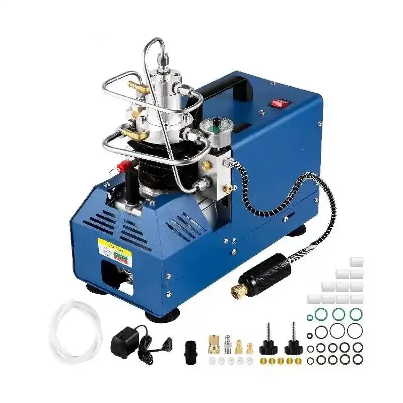 220V/110V 4500Psi 300Bar PCP Air Compressor Electric High Pressure Pump Set Pressure Scuba Tank Diving Filling
220V/110V 4500Psi 300Bar PCP Air Compressor Electric High Pressure Pump Set Pressure Scuba Tank Diving Filling