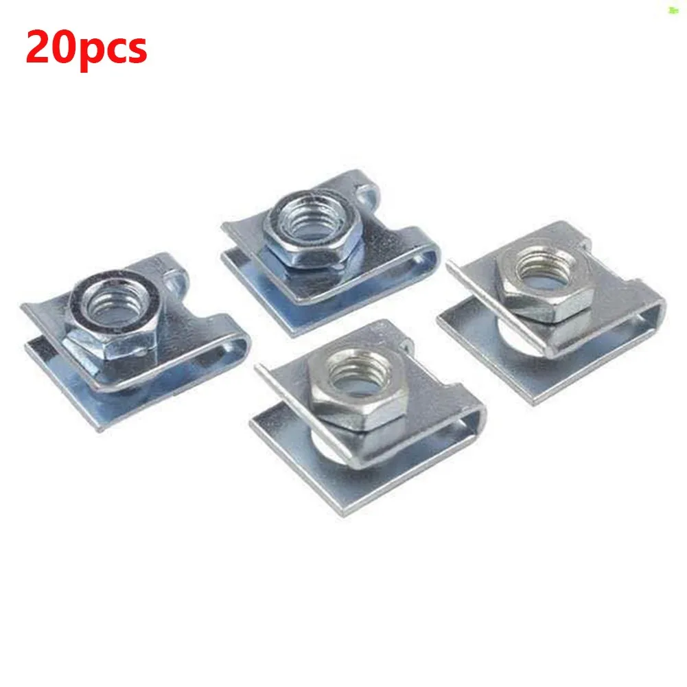 M6 Nut U-Type Clip Fixed Fasteners Car License Plate Fixed Clip Retainers Silver 6mm Fasteners Buckle Accessory
M6 Nut U-Type Clip Fixed Fasteners Car License Plate Fixed Clip Retainers Silver 6mm Fasteners Buckle Accessory