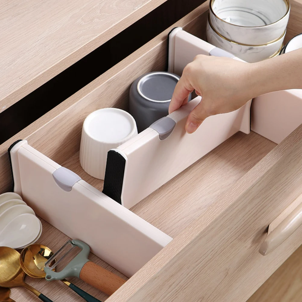 Adjustable Drawer Dividers Retractable Plastic Drawer Partition Organizers Home Storage Clapboard For Kitchen Bathroom Shelf
Adjustable Drawer Dividers Retractable Plastic Drawer Partition Organizers Home Storage Clapboard For Kitchen Bathroom Shelf