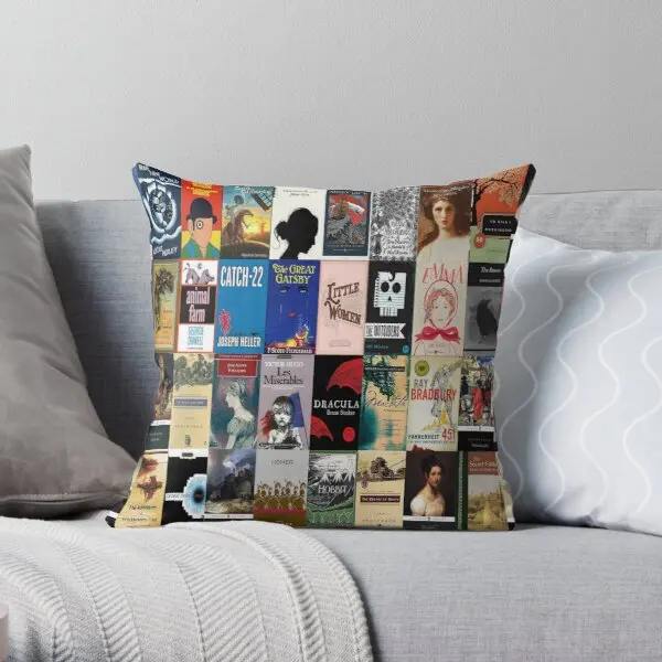 Classic Literature Book Covers Printing Throw Pillow Cover Fashion Sofa Waist Soft Cushion Hotel Comfort Pillows not include
Classic Literature Book Covers Printing Throw Pillow Cover Fashion Sofa Waist Soft Cushion Hotel Comfort Pillows not include