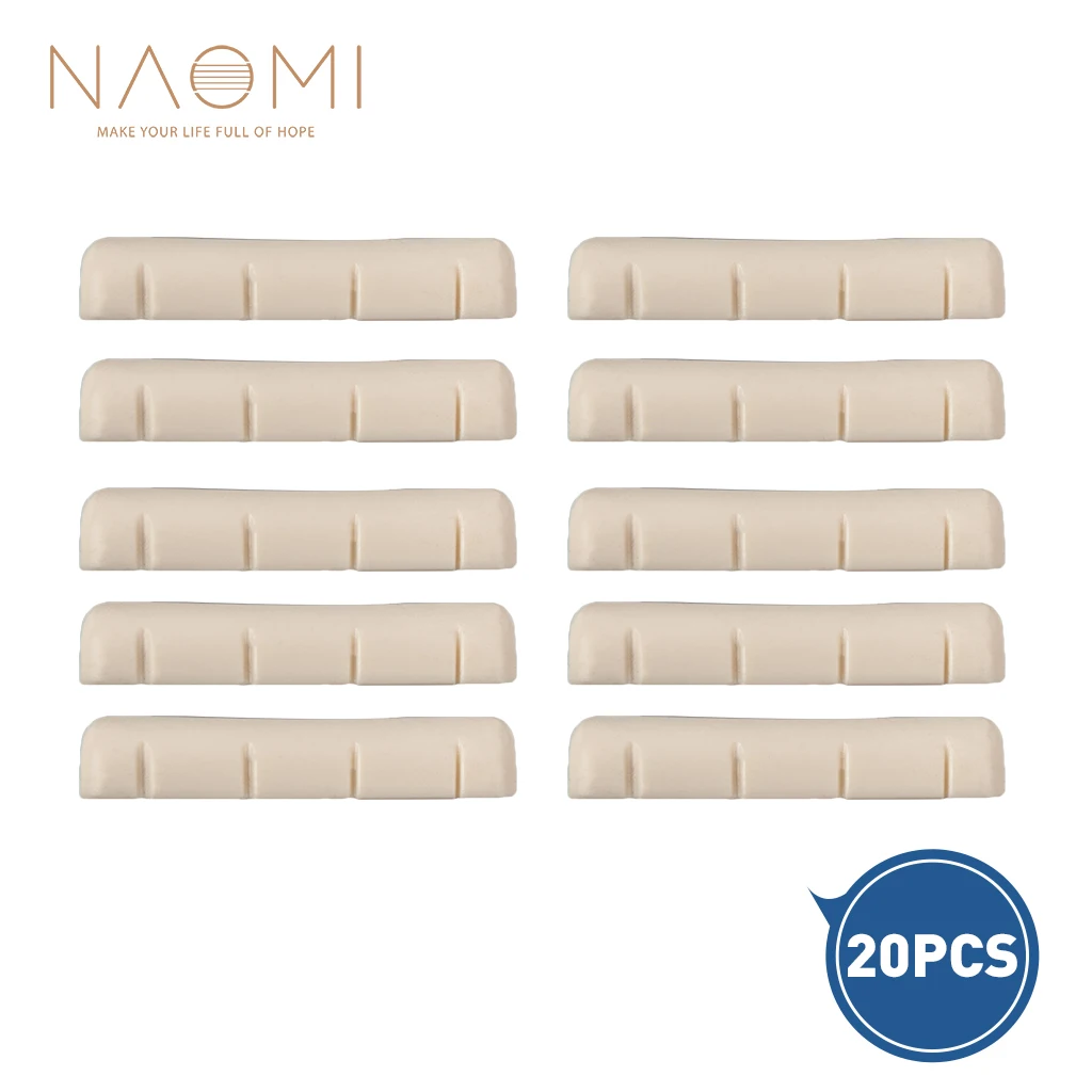 NAOMI 20 pcs 4 String Ukulele Guitar Bone Bridge Nut Made Of Real Bone Guitar Ukulele Parts
NAOMI 20 pcs 4 String Ukulele Guitar Bone Bridge Nut Made Of Real Bone Guitar Ukulele Parts