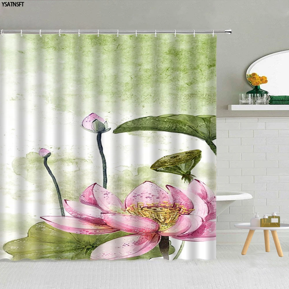 Chinese Polyester Shower Curtain Chinese Feng Ink Painting Toilet Bathroom Curtain Fabric Home Decor with hooks Hanging Cloth
Chinese Polyester Shower Curtain Chinese Feng Ink Painting Toilet Bathroom Curtain Fabric Home Decor with hooks Hanging Cloth
