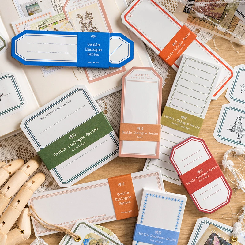 60 Sheets Basic Label Border Frame Memo Pads Junk Journal Planner Scrapbooking Vintage Decorative DIY Card Material Paper
60 Sheets Basic Label Border Frame Memo Pads Junk Journal Planner Scrapbooking Vintage Decorative DIY Card Material Paper