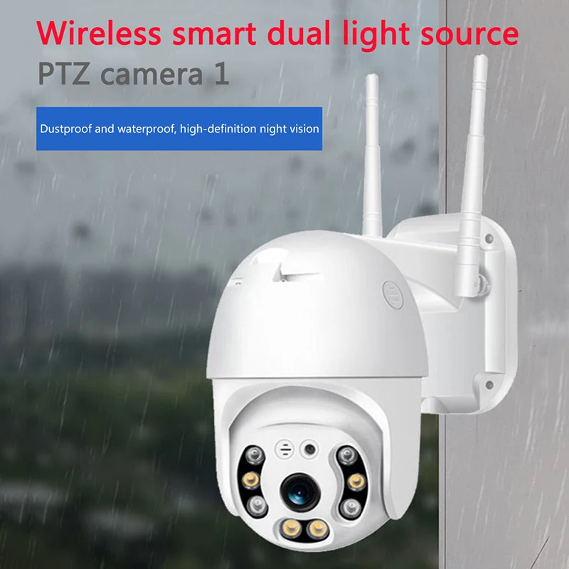 White 2MP Smart 1080P Wifi IP Camera Outdoor Waterproof Home Security Camcoders AI Human Detection Wireless Camera
White 2MP Smart 1080P Wifi IP Camera Outdoor Waterproof Home Security Camcoders AI Human Detection Wireless Camera