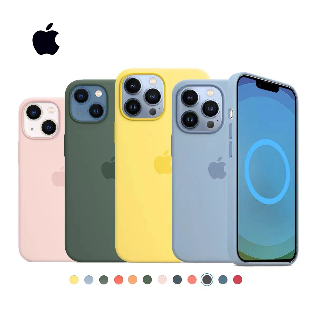 Оригинальный официальный Apple Magsafe силиконовый Магнитный чехол для iPhone 13 12 Pro Max 13 Mini, чехлы с беспроводной зарядкой и анимацией
Оригинальный официальный Apple Magsafe силиконовый Магнитный чехол для iPhone 13 12 Pro Max 13 Mini, чехлы с беспроводной зарядкой и анимацией
