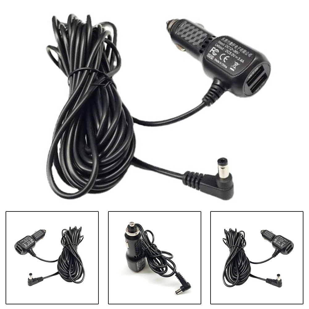 Car Adapter To DC5521 Cable 12V-24V Dual USB Car Charger Universal Black Charging Cable Car Cigarette Lighter Power Cord
Car Adapter To DC5521 Cable 12V-24V Dual USB Car Charger Universal Black Charging Cable Car Cigarette Lighter Power Cord