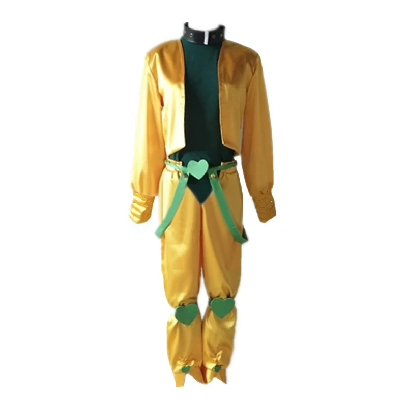 

Anime JoJo's Bizarre Adventure Movie Dio Brando Cosplay Costume Yellow Full Set Halloween Christmas Carnaval Costume