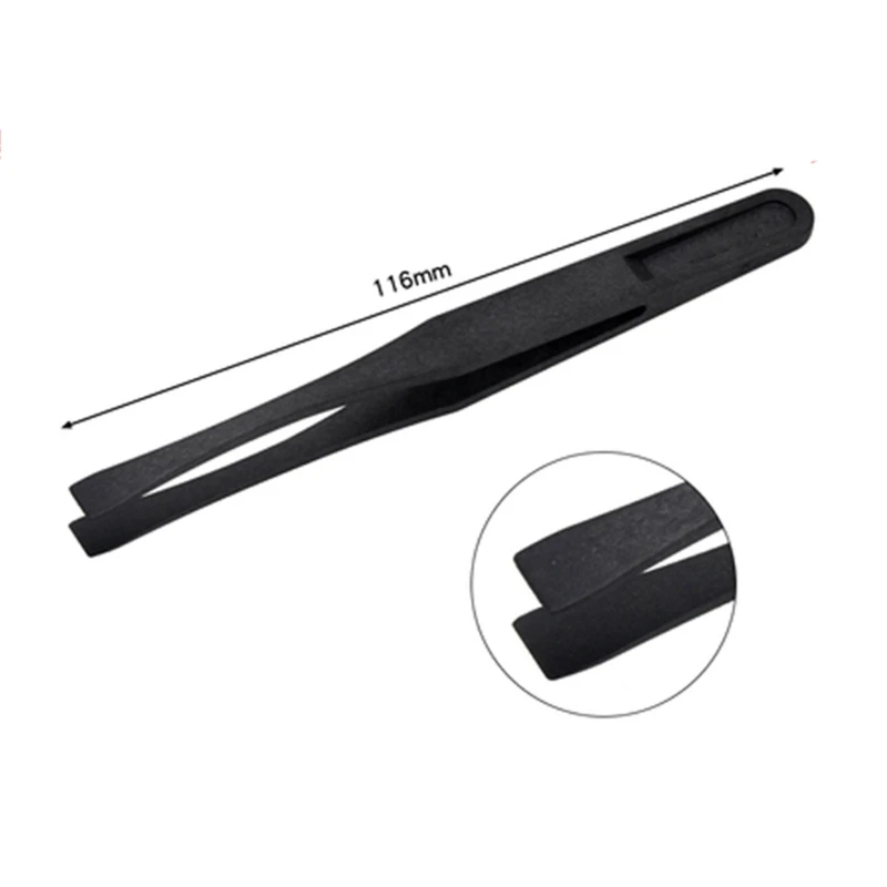 T84B 8 Styles Black Carbon Fiber Plastic Tweezers Kit Needle Nose Pointed Curved Flat Tip Tweezers Set Nail Art DIY Picking
T84B 8 Styles Black Carbon Fiber Plastic Tweezers Kit Needle Nose Pointed Curved Flat Tip Tweezers Set Nail Art DIY Picking
