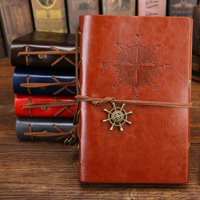 Journal Replaceable Book Pirate Retro Notepad Note Notebook Traveler Spiral Gift Diary Leather Vintage Anchors Stationery
Journal Replaceable Book Pirate Retro Notepad Note Notebook Traveler Spiral Gift Diary Leather Vintage Anchors Stationery