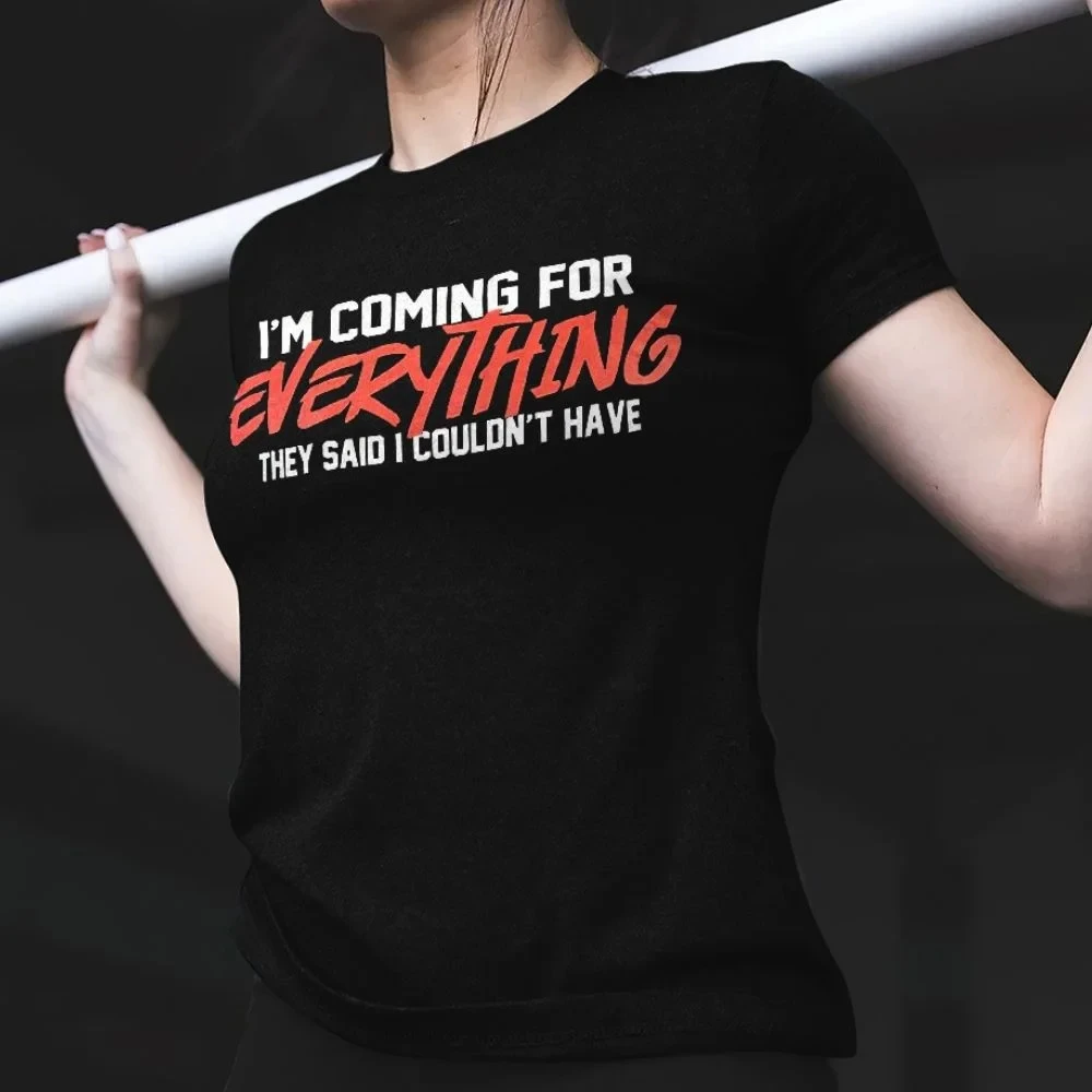 Rheaclot I'm Coming For Everything They Said I Couldn't Have Print Women's O-Neck Retro Vintage Cotton T-shirt
Rheaclot I'm Coming For Everything They Said I Couldn't Have Print Women's O-Neck Retro Vintage Cotton T-shirt