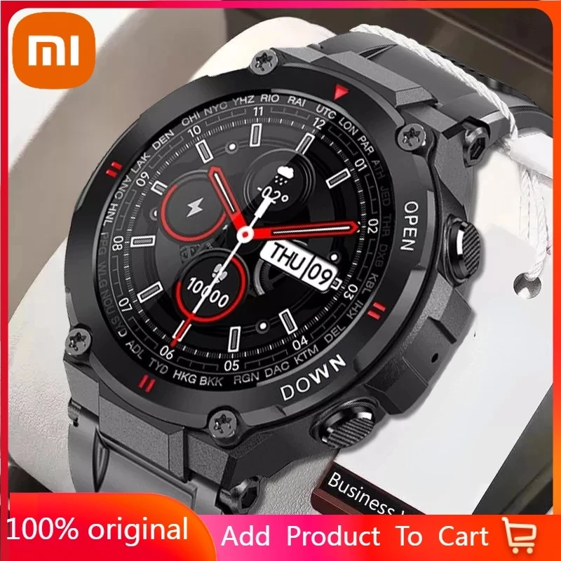 Xiaomi Smart Watch Men Sports Fitness Bluetooth Call Multifunction Music Control Alarm Clock Reminder Men Smartwatch For Phone
Xiaomi Smart Watch Men Sports Fitness Bluetooth Call Multifunction Music Control Alarm Clock Reminder Men Smartwatch For Phone