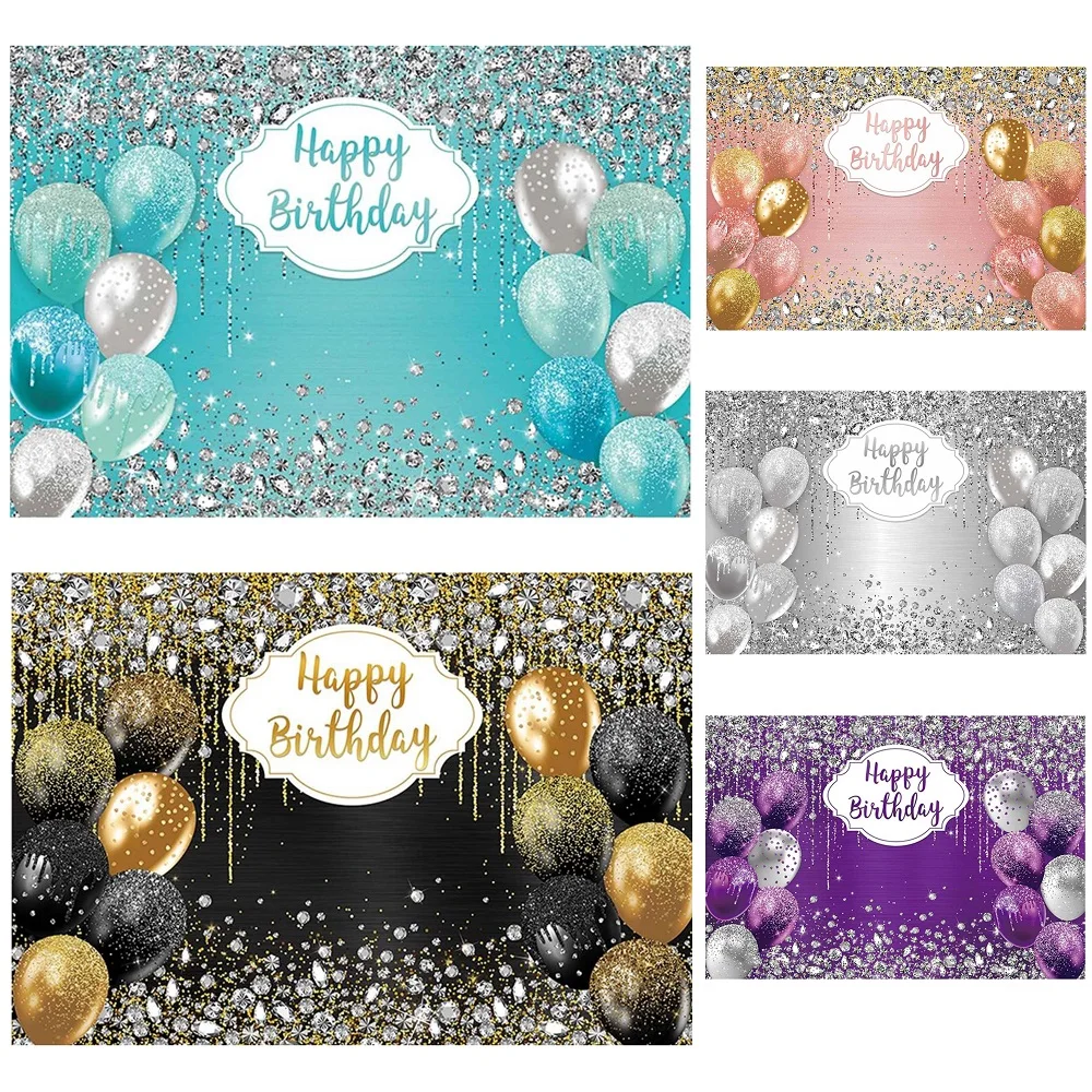 Happy Birthday Photography Background Black Gold Balloon Shiny Decoration Birthday Photo Booth Backdrop Wall Party Banner Props
Happy Birthday Photography Background Black Gold Balloon Shiny Decoration Birthday Photo Booth Backdrop Wall Party Banner Props