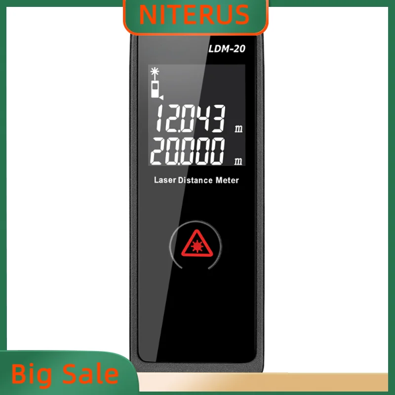 LDM-20 65ft/20m MINI Laser Distance Meter Rangefinder Measure with Highlight LCD Display
LDM-20 65ft/20m MINI Laser Distance Meter Rangefinder Measure with Highlight LCD Display