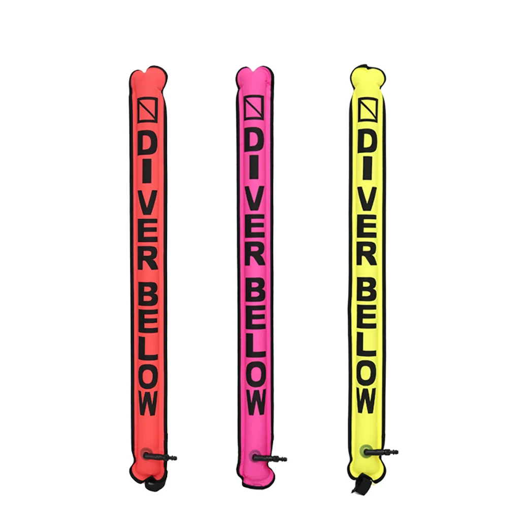 Surface Marker Buoy Scuba Diving Sausage Signal Tube SMB Inflating Mouth Underwater Float Equipment Fluorescent Yellow
Surface Marker Buoy Scuba Diving Sausage Signal Tube SMB Inflating Mouth Underwater Float Equipment Fluorescent Yellow