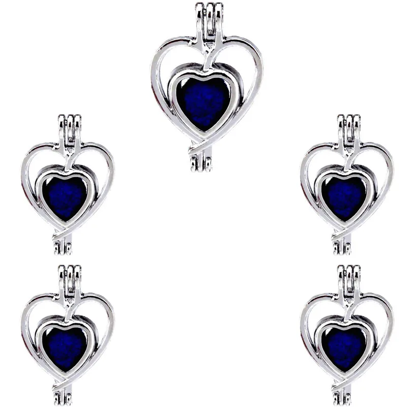 10Pcs Fashion Charm Silver Color Heart Pearl Cage Locket Aromatherapy Diffuser Pendant Necklace Bracelet DIY Jewelry Making Bulk
10Pcs Fashion Charm Silver Color Heart Pearl Cage Locket Aromatherapy Diffuser Pendant Necklace Bracelet DIY Jewelry Making Bulk