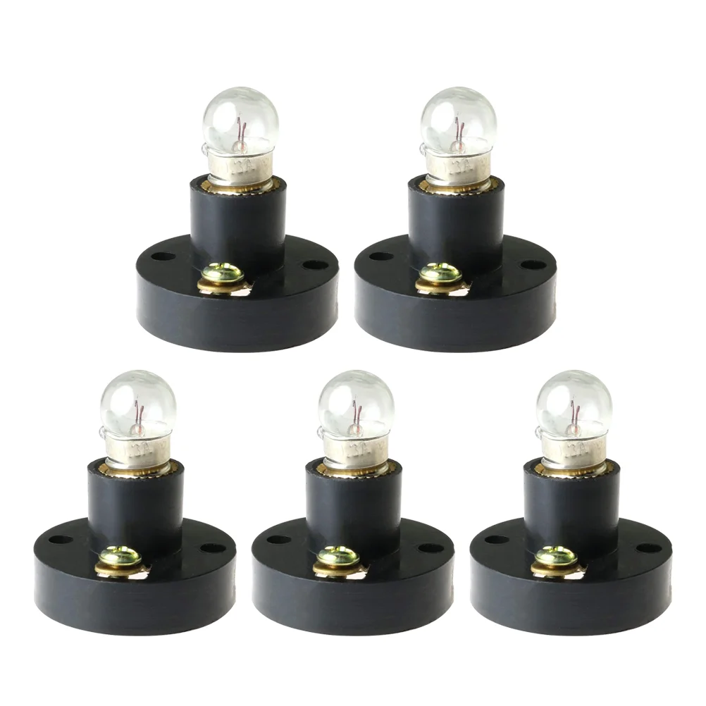 5 Pcs Screw Lamp Holder Brass Screws E10 Bulb Socket Tool Light Bulb Base Physics Experiment Set Plastic Mini Light Bulb Holder
5 Pcs Screw Lamp Holder Brass Screws E10 Bulb Socket Tool Light Bulb Base Physics Experiment Set Plastic Mini Light Bulb Holder