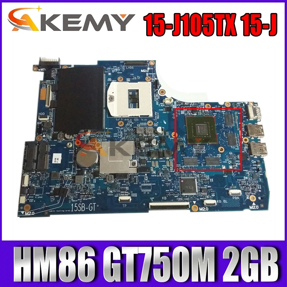 Akemy 741653-501 741653-001 720569-501 For HP Envy 15-J105TX 15-J Laptop Motherboard HM86 DDR3L GT750M 2GB
Akemy 741653-501 741653-001 720569-501 For HP Envy 15-J105TX 15-J Laptop Motherboard HM86 DDR3L GT750M 2GB